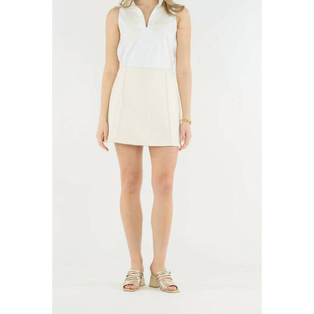 NEW EMILY MCCARTHY social mini skirt in luna